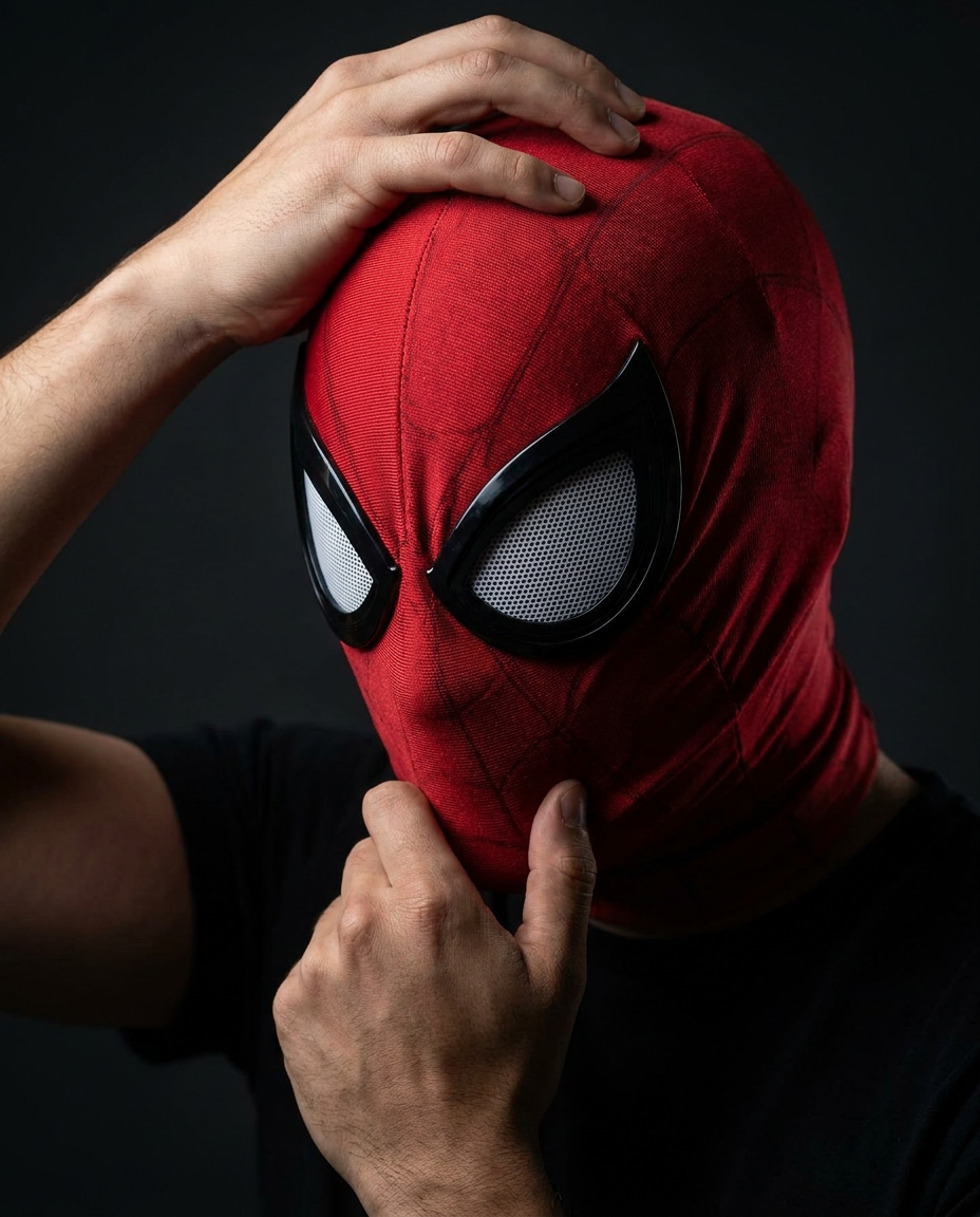 Put on the mask.